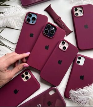 iPhone Premium Quality Silicone Case (PLUM COLOR)